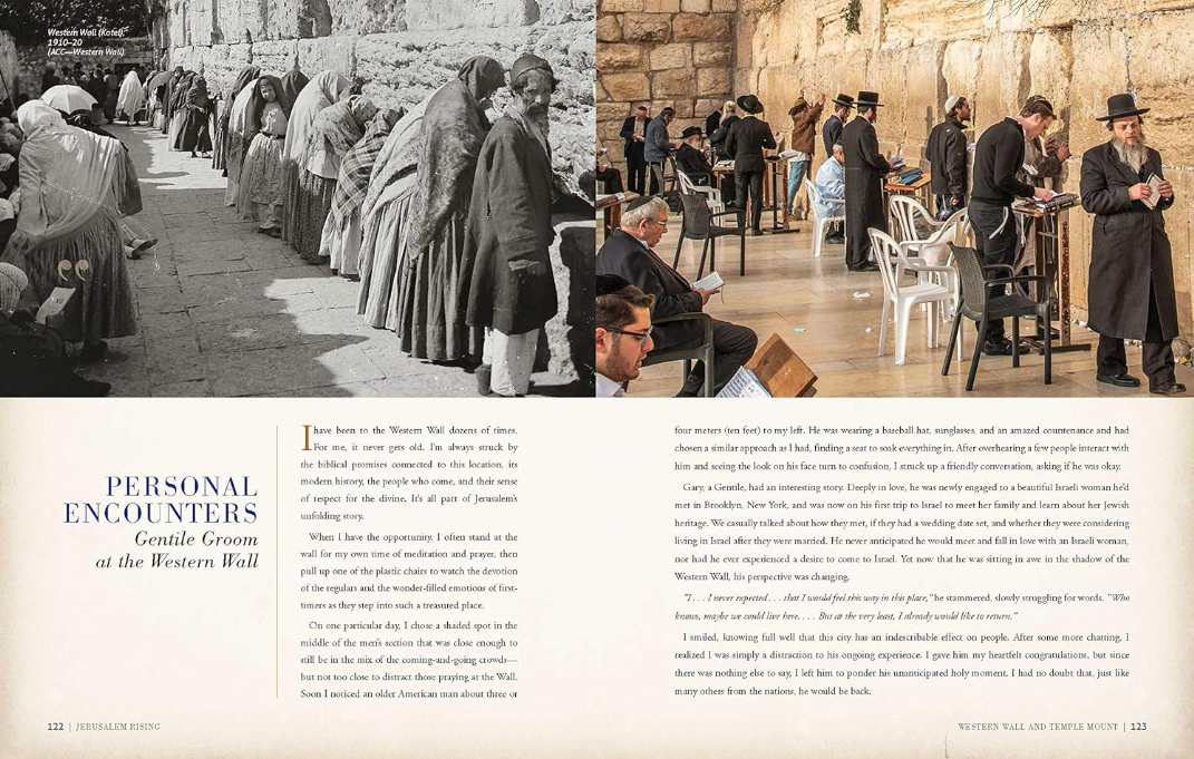 Western Wall Israel Before and After