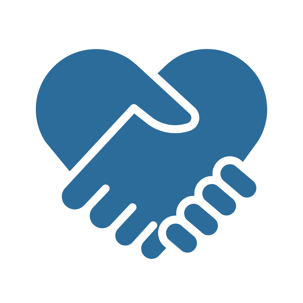 Holding Hands in The Shape of a Heart