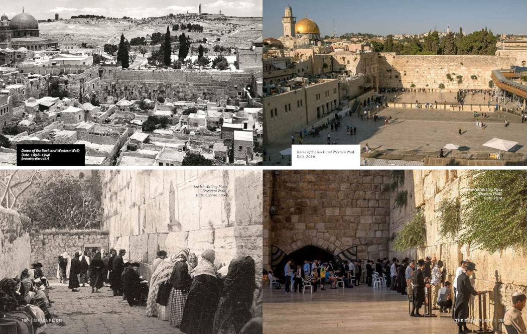 Dome of the Rock Before and After
