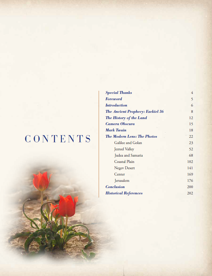 Israel Rising Table of Contents