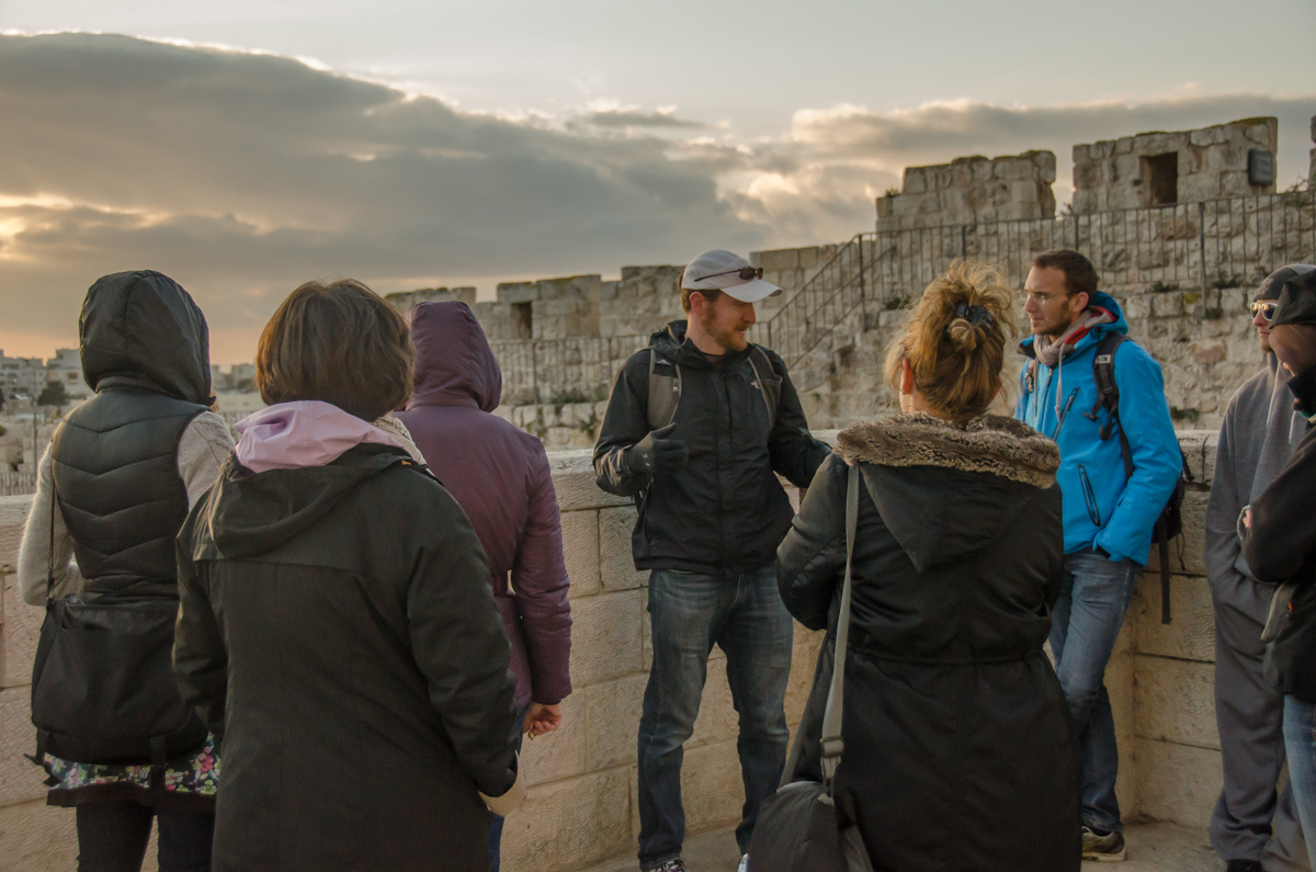 Doug Hershey Teaching a Small Group In Israel